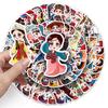 56 Creative Stickers of 56 Ethnic Groups In Chinese Style Traditional Ethnic Minority Clothing Girl Hand Tent Guka Stickers