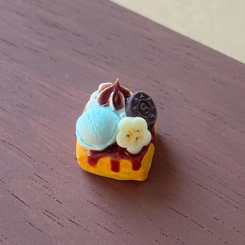 

Кукольный домик Мини Пан Шоколад Мята Вафли Мороженое Густой Тост Модель Для Украшения Кукольного Дома Аксессуары Дети Ролевые Игры Игрушка