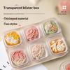 Mooncake Plastic Trays 50Pcs Transparent Thickened Sturdy Food Grade Holders for Mid Autumn Festival Homemade Pastry