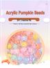 Acrylic Pumpkin Beads: 10mm Loose Beads for DIY Bracelets - New 2024 Style