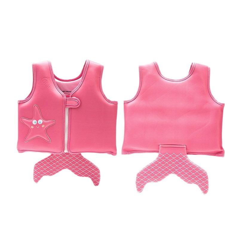 Kids Cartoon Non Inflatable Swim Float Vest For Toddlers