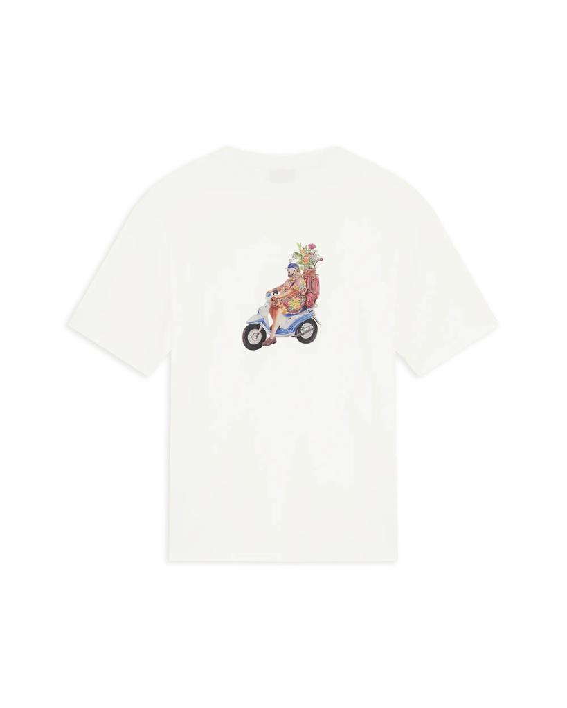 Letter Flower Print Log TShirt Slogan Not From Paris Tops Men Women Oversized Tshirts Casual Cotton Short Sleeve Male Tees