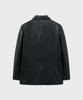 Noirer Lambs Vegetable Tailored Jacket (Black)