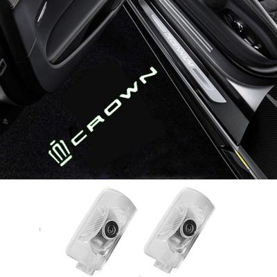 Yaoperfor Courtesy Lights, Door Welcome Lights with Adjustable Angle, Set of 2, Compatible with Toyota Crown (18 Series, 200 Series, 210 Series, 220 S