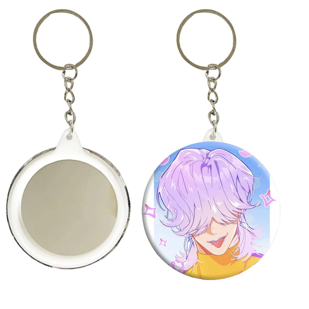 Boys Anime Pendant Keychain Holder Car Keychain Mobile Phone Bag Pendant Cute Kawaii