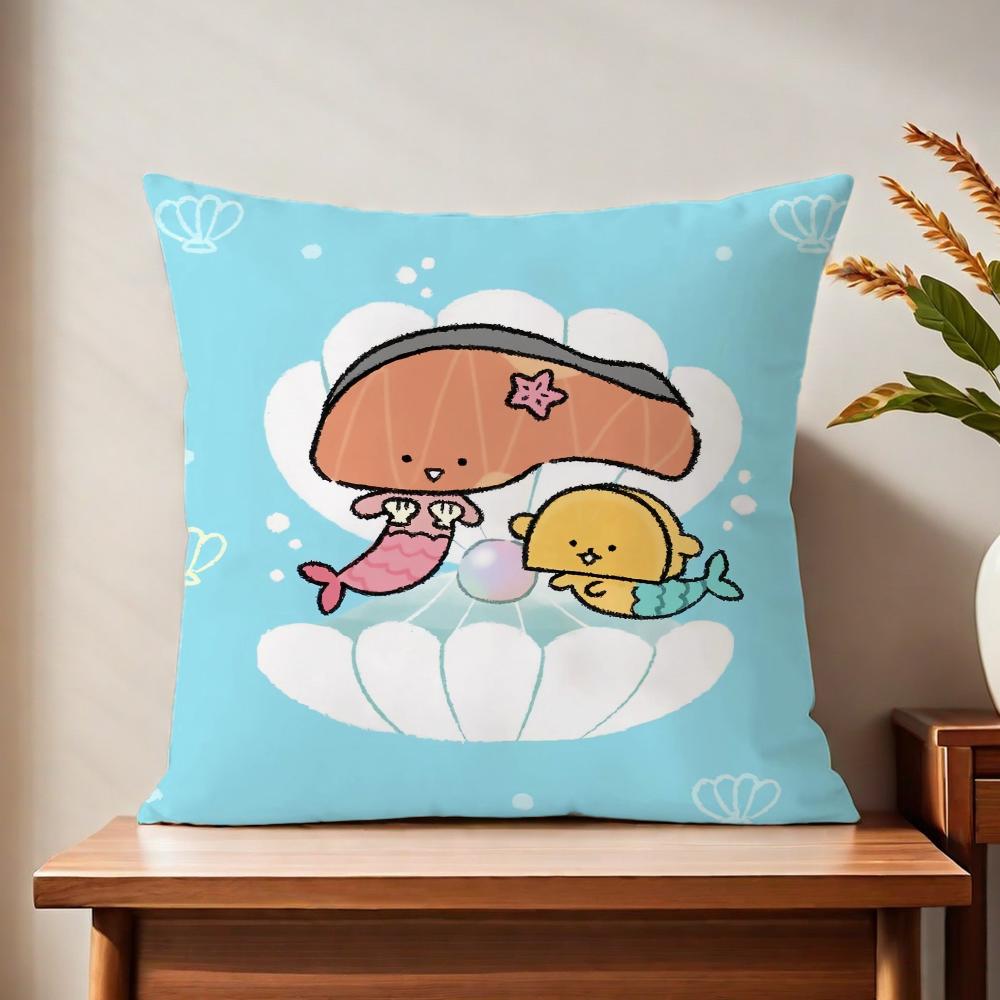 

KkIRIMIanime cchan cushion cover For Pillow Printing Sofa Decoration Home Car Room Coffee Shop Office Nordic Simplicity 30x30 cm