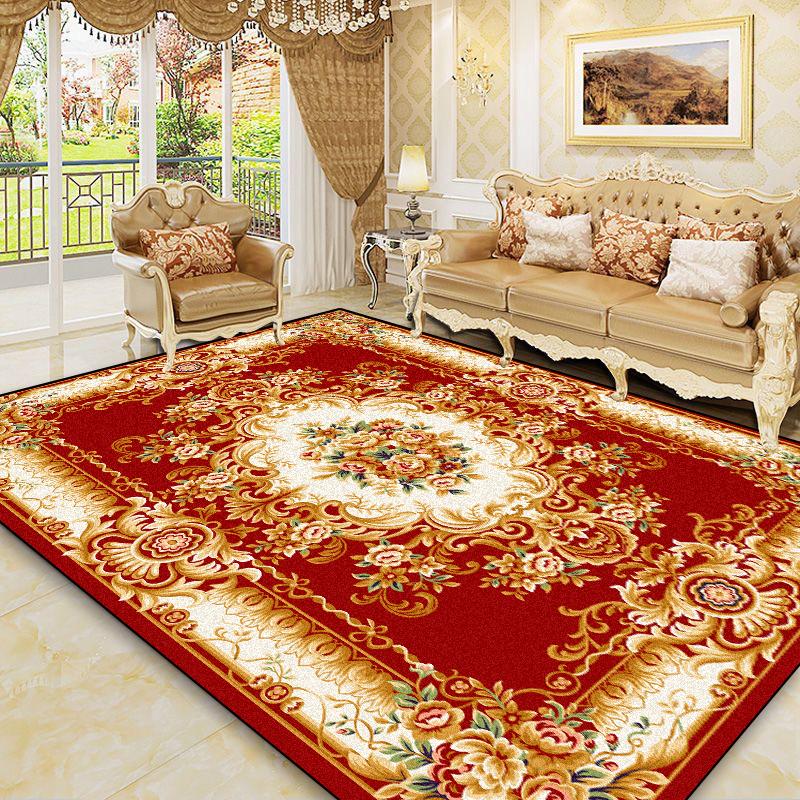 Evropské luxusní koberce pro obývací pokoj 200x300 cm Měkké koberce Dekorace ložnice Domácí šatna Plyšová protiskluzová podložka na podlahu Přizpůsobitelné