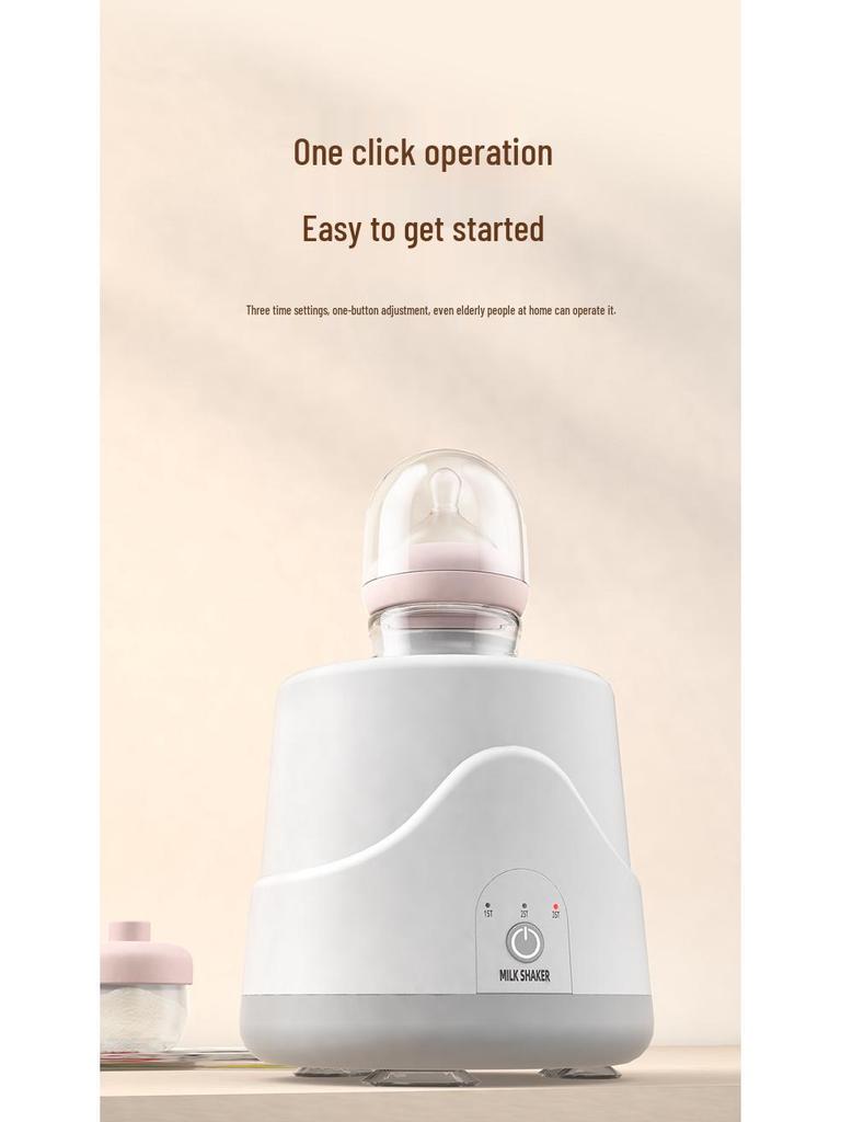 Portable Three-Speed Automatic Milk Shaker with Timer and Insulation