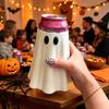 8/12/16 Oz Halloween Ghost Can Sleeve Spooky Shaped Halloween Ghost Can Holder  Tabletop Decoration