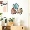 Tropical Home Wall Decoration 3Pcs Hollow Monstera Leaf Decoration, Wooden Art Hanging Plaque, Decorative Gift for Housewarming Sculpture with