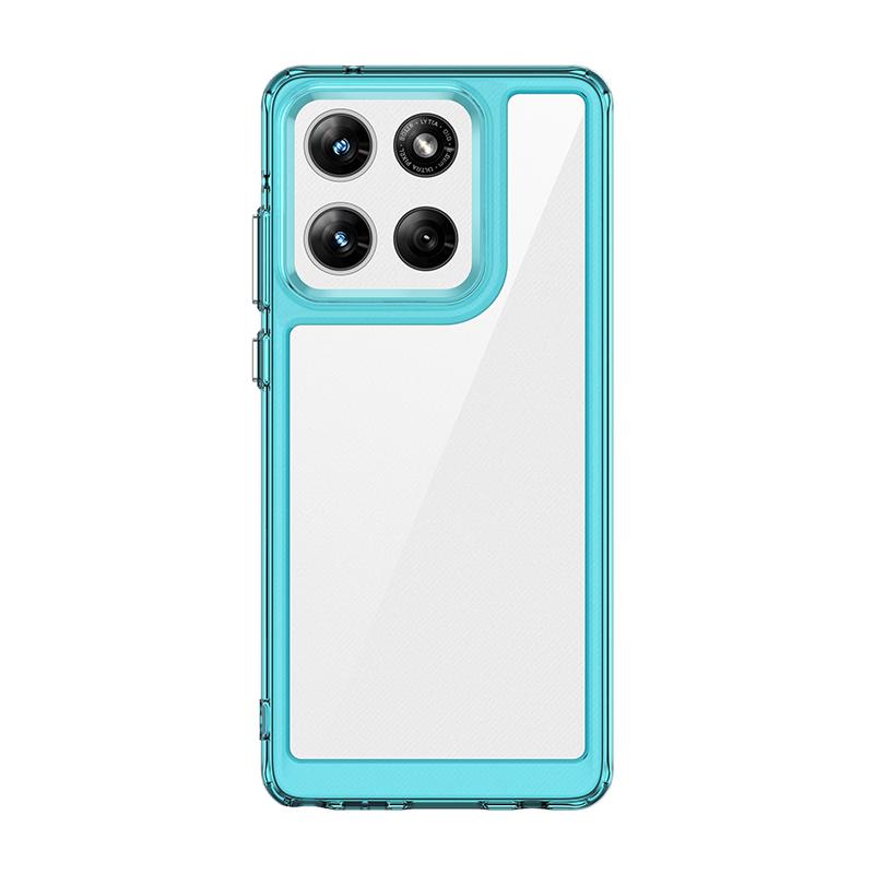 For Motorola Edge 60 Stylus Clear Case Moto Edge 60 Stylus Cover Coque Fundas Hard Translucent Soft Edge Shockproof Phone Bumper