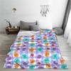 Coperta Cartone Animato Educativo Bumble Nums Coperta Morbida in Pile Carina Viaggio in Aereo Calda Ultra-Morbida Trapunta Multifunzione