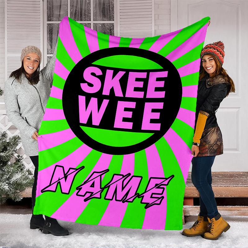 Personalized Custom Name Blanket - Alpha Kappa Alpha logo Print Design,Blanket for Sofa,Bed,Travel,Camping - Soft and Warm, Great Gift