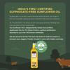 Two Brothers Organic Farms Cold-Pressed Sunflower Oil 1L Glyphosate Free Pure Single-Filtered Cooking Oil
