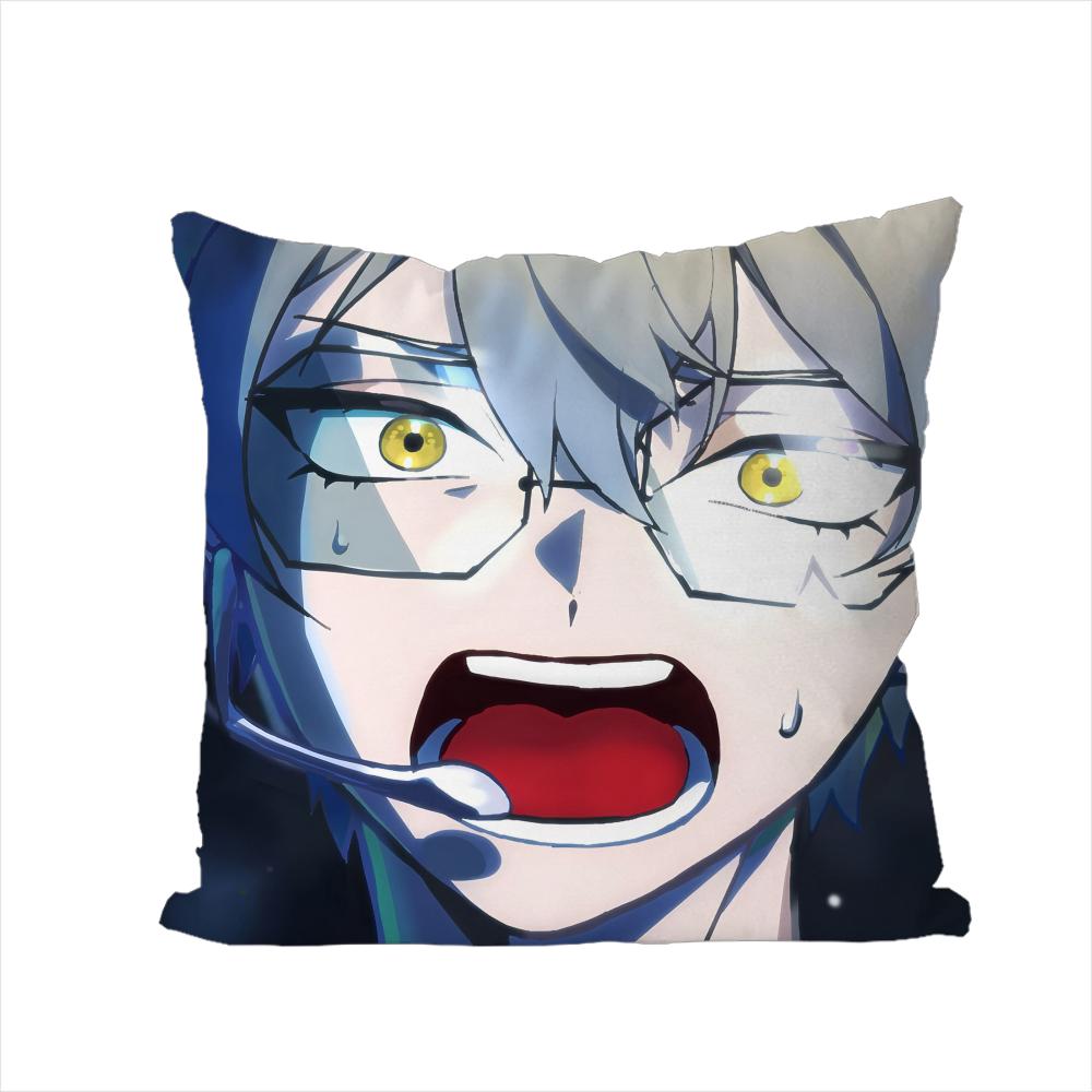 Anime Alien Stage Pillow Case For Car Sofa Decorative Home Doublesided Print Plush Square Throw Pillow Cushion Cover