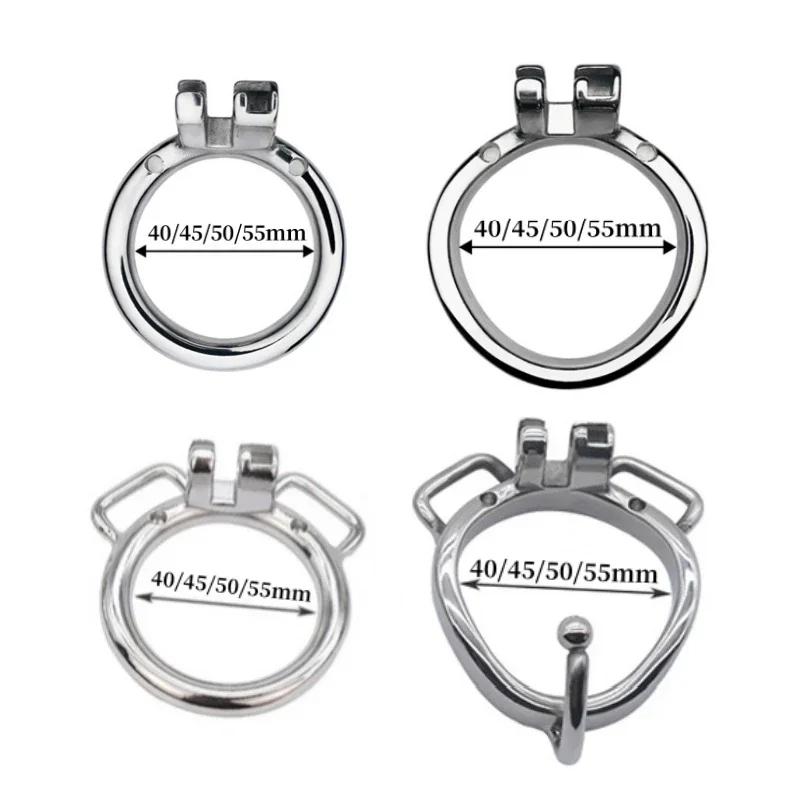 Stal nierdzewna Klatka czystości Silikonowa atrapa waginy Pasek do penisa Klatka czystości Męska Zapobieganie rozczłonkowaniu Ereakcja