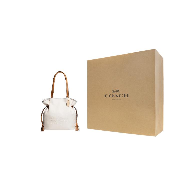 New COACH Andy Refined Pebble Leather Handbag, Shoulder Bag Women's CA165-IMCAH