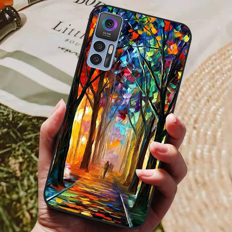 For TCL 30 Plus Case T676K T676J Cover Wolf Lion Shockproof Phone Cases For TCL 30 5G T776H Black Silicone For TCL30 30 Cover