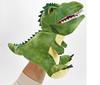 T-Rex Dinosaur Hand Puppet In Green About 30cm Toy