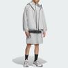Adidas FOS Future Style Woven Water-Resistant Sports Casual Hooded Long Sleeve Jacket Men Jacket Light-Gray JM6232