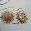 European Sunflower Metal Decorative Swimsuit and Formal Wear Chest Connector