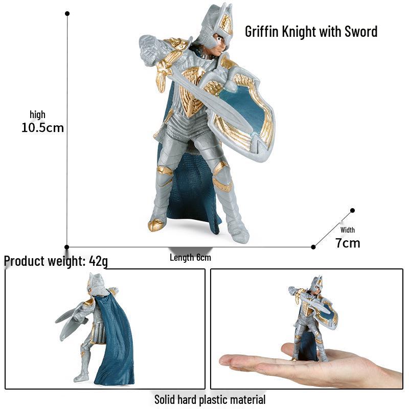 European Mythical Pegasus Unicorn Toy Model: Elf, Mythical Creature, Magic Beast 