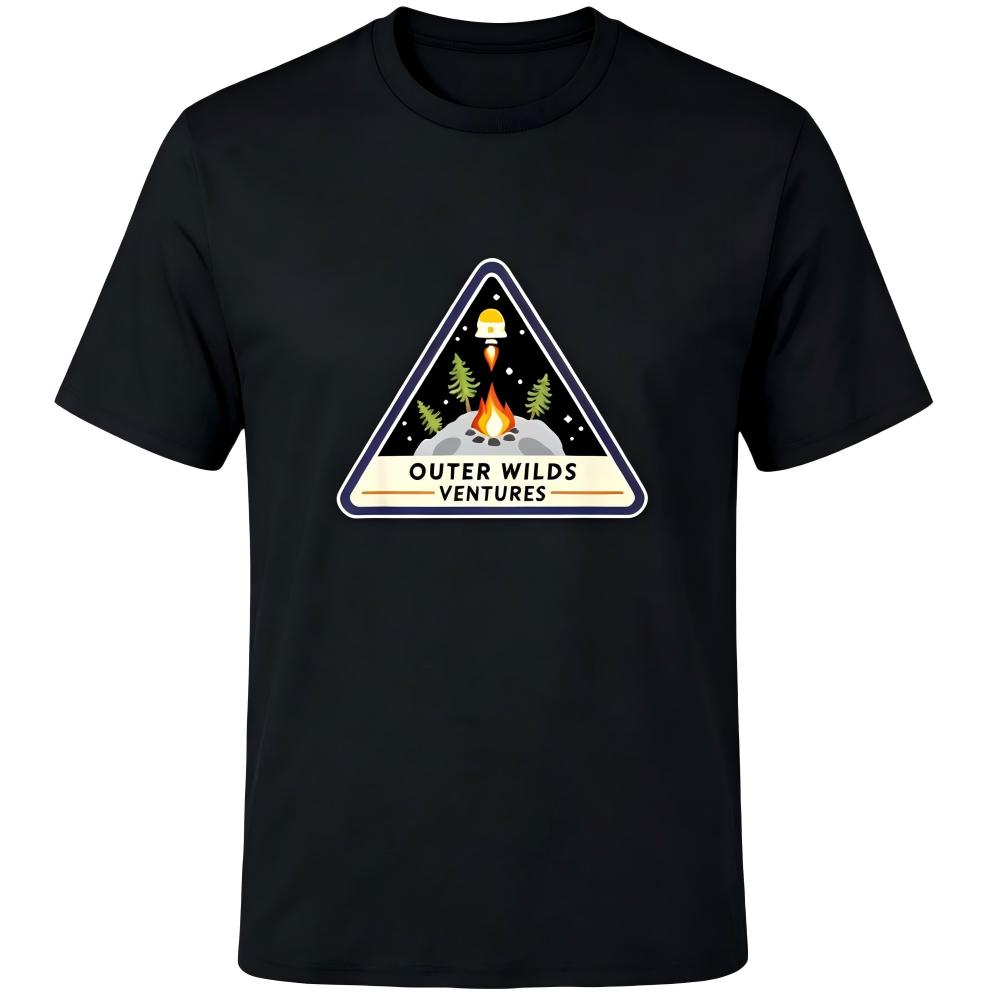Outer Wilds Ventures Space Game Graphic T-Shirt