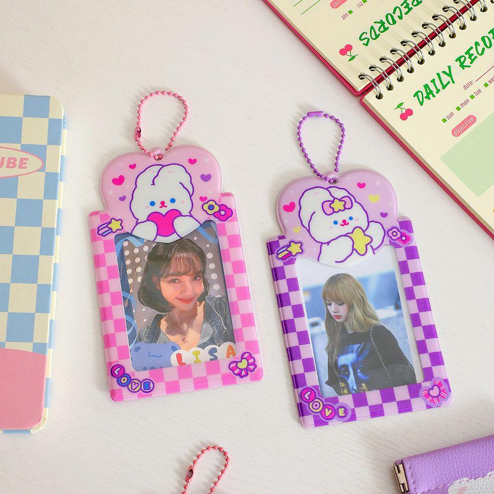 With Chain Kpop Card Binder Kpop Photocards Holder 3 Inch Photo Album Idol Photo Card Sleeves