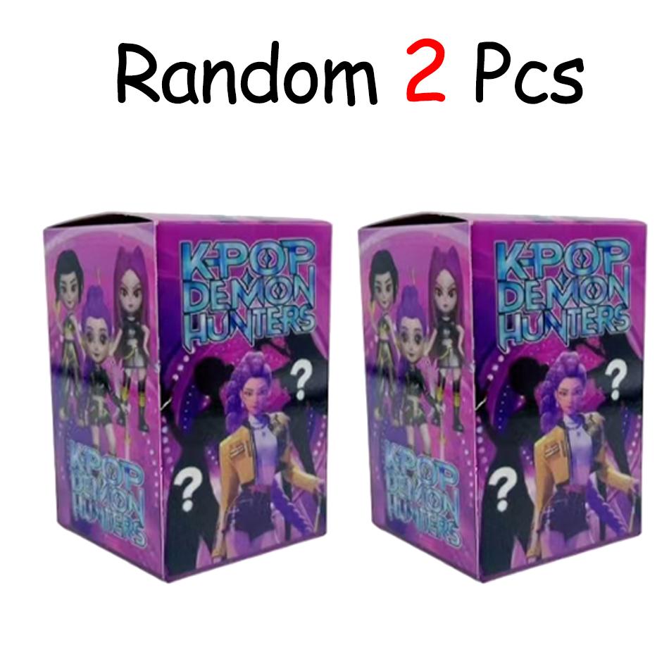 Anime KPop Devil Hunter Doll Vinyl Toy Saja Boys Series QinYu Mystic Character PVC Blind Box Ornament Toy Birthday Gift