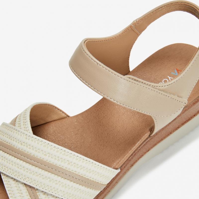 Young Age Women S Woven SandalS Ivory