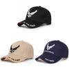 Usa Air Force Baseball Cap With Embroidered Brim For Outdoor Sun Protection