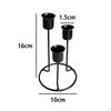 Taper Candle Candlestick Set of 3 Candelabra for Fireplace Halloween Centerpieces
