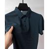 2026 solid color polo shirt, fashionable and trendy, short-sleeved t-shirt with a collar, men's summer casual slim-fit versatile collared top