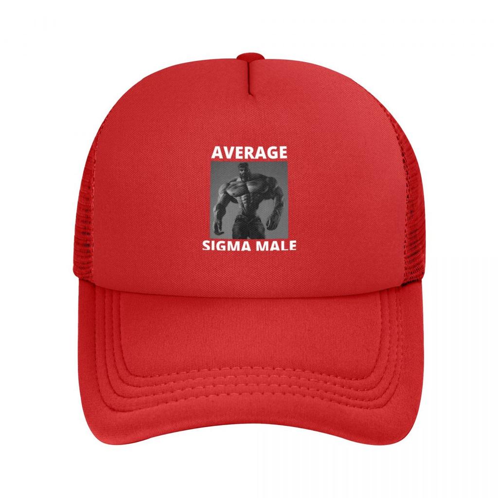 Baseball Caps Average Sigma Male Gigachad Mesh Hats Outdoor Adjustable Men Women Hats