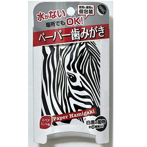 

Hanix Paper Toothpaste with Animal Design, 1.8mL x 6 packets