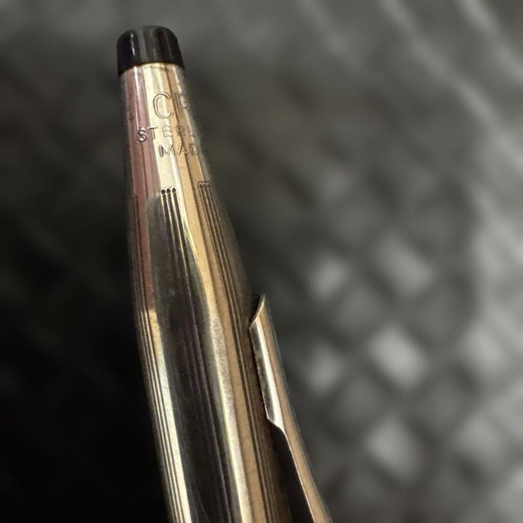 Used Vintage CROSS STERLINGSILVER Early Model Ballpoint Pen