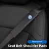 LEG1 Car Seat Belt Cover Safety Belt Two-colour Splicing Shoulder Protection Pads For VW Tiguan CC Jetta Polo Passat T-ROC Touareg