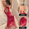 Sex underwear sexy hot hollow lace seduction passion cheongsam antique uniform bed free suit