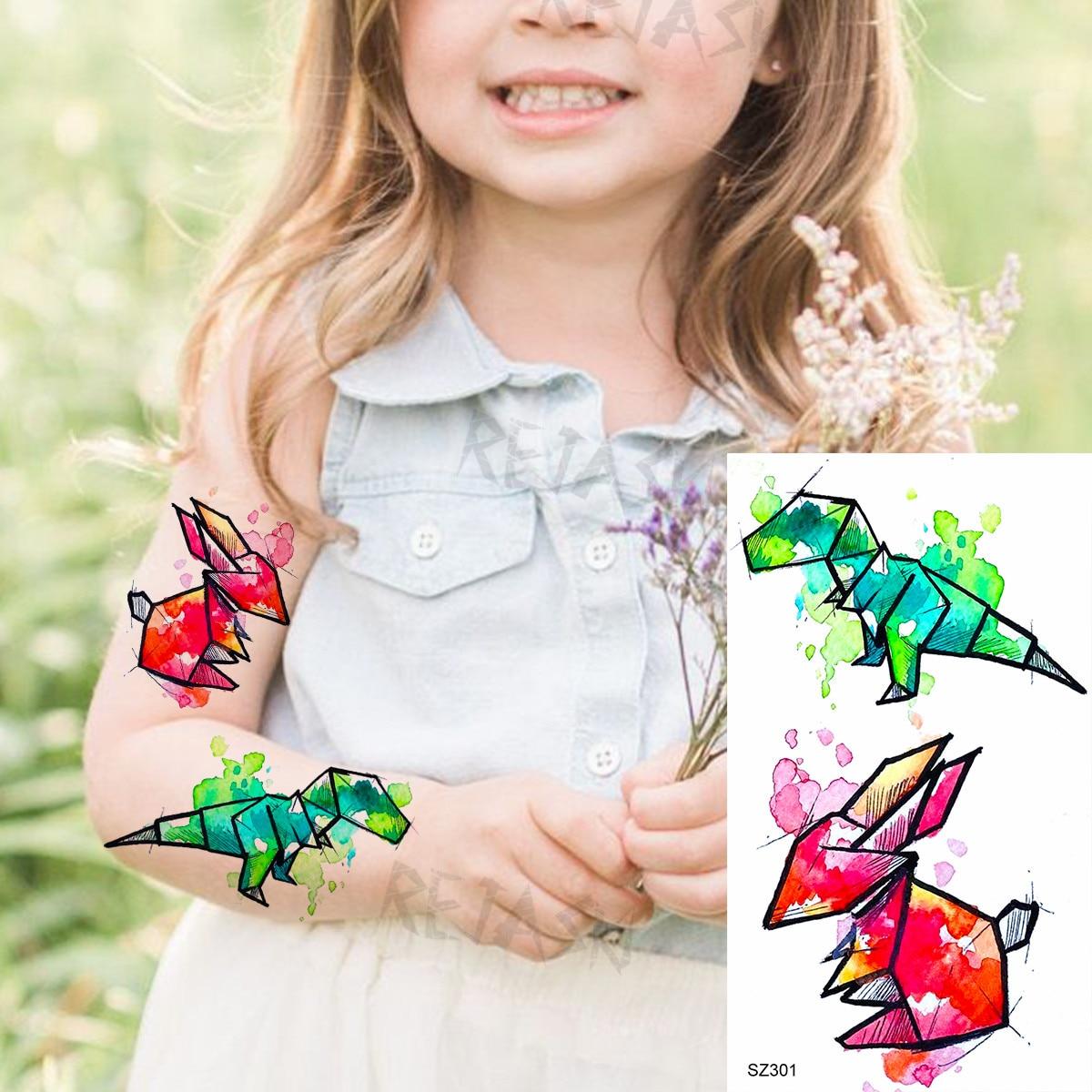 

Кольорові троянди Модні ноги Тимчасові татуювання для жінок Діти Кульбаба Тварини Реалістичне підроблене татуювання Боді-арт Декорація Татуювання Папір