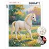 3D Pearl Painting Kit Horse Design Frameless DIY Bead Art Canvas Leisure Handmade Craft for Bedroom Wall Decor