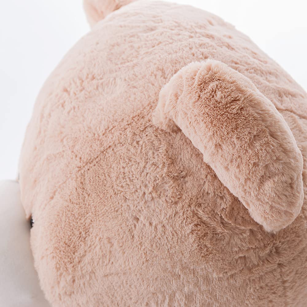 MIXUS Large Plush Plush Large Teddy Decoration Bear/Teddy Bear/Huggable Pillow/Giant Toy/Extra Bear/Gift/Celebration/Store (Light Brown, 100cm)