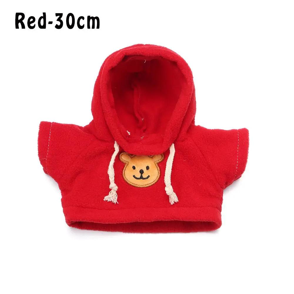 Cartoon Doll Tops Overalls Hoodie Mini Knit Sweater Toys Stuffed Animal Doll Clothes For 30/40/50 CM Plush Toy Clothes Accessory