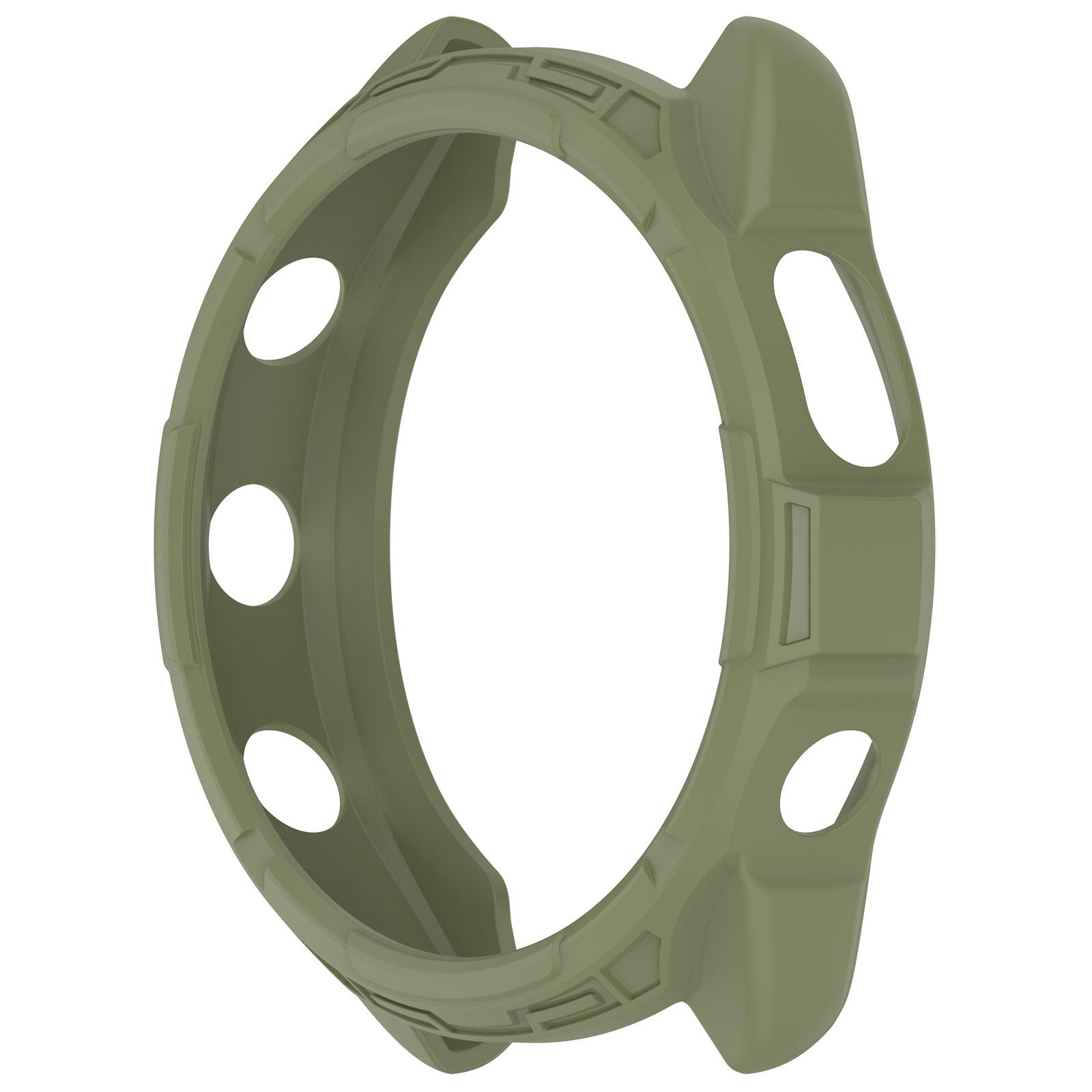 

Силиконовый чехол для Garmin Forerunner 965 Гибкий мягкий защитный бампер для Garmin 965 Чехол-протектор Аксессуары for Garmin 965 зелёный