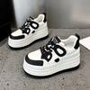 thick-soled little white shoes for women's 2025 spring new muffin versatile explosive casual board shoes small inner height increase women's shoes
