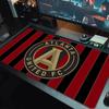 Atlanta United FC Druck Kissen Rutschfest Laptop Tablet Großes Mauspadd XXL Matte Mini-PC Spielmatte Mit Verriegeltem Rand