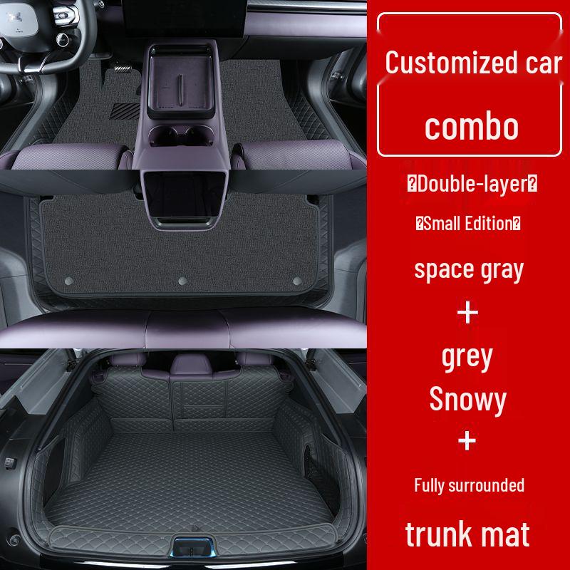 Xiaopeng P7+ Double Layer Full Coverage Floor Mats for Interior Decoration and Modification