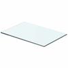 VidaXL Panneaux d'étagère 2 pcs Verre Transparent 40 x 20 cm