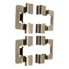 4 Pieces Rear Brake Pad Fitting Clips Brake Pads Accessory 109-1781 Lx0534 Shim