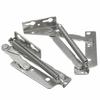 2pcs 13*2.3cm 80 Degree Sprung Hinge Stainless Steel Sofa Folding Scissor Hinge Cabinet Door Lift Up Stay Flap Top Support Tool