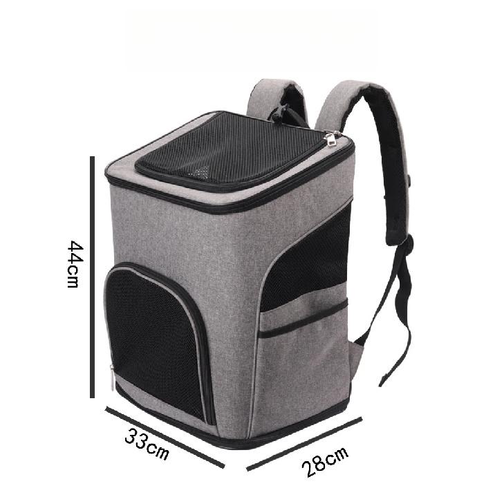Portable Double‑Shoulder Pet Backpack Breathable Cat Dog Carrier Bag Large Capacity Outdoor Travel Pet Supplies